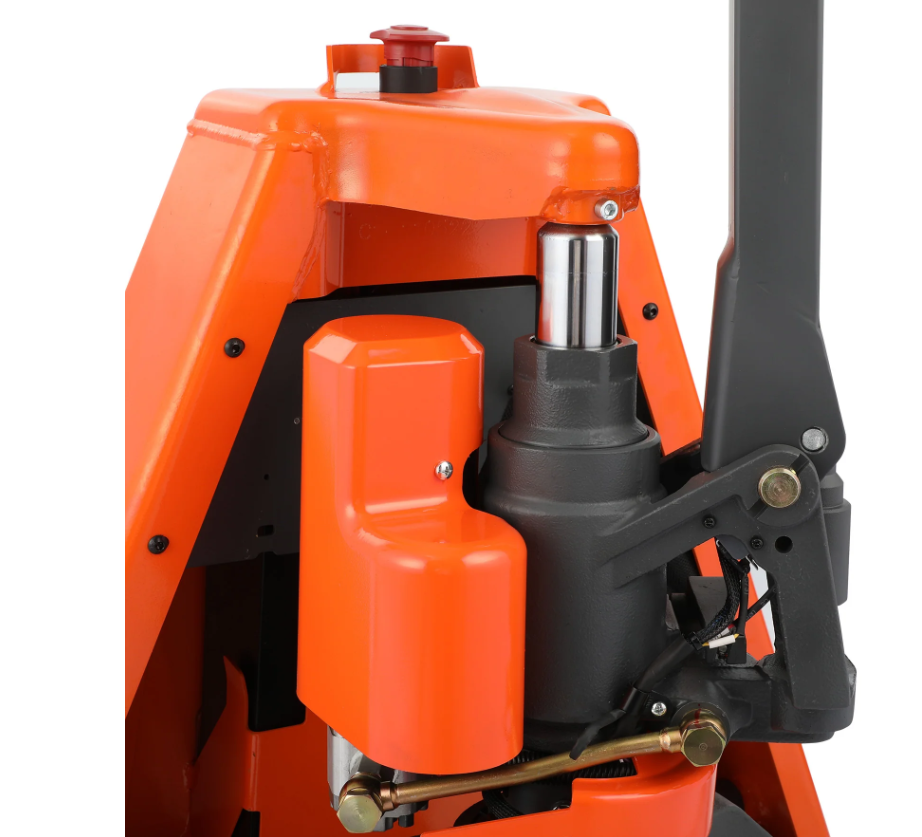 Tory Carrier - Orange Electric Pallet Jack – 3,300 lb Capacity, 27x48 Forks, 24V Lithium Battery