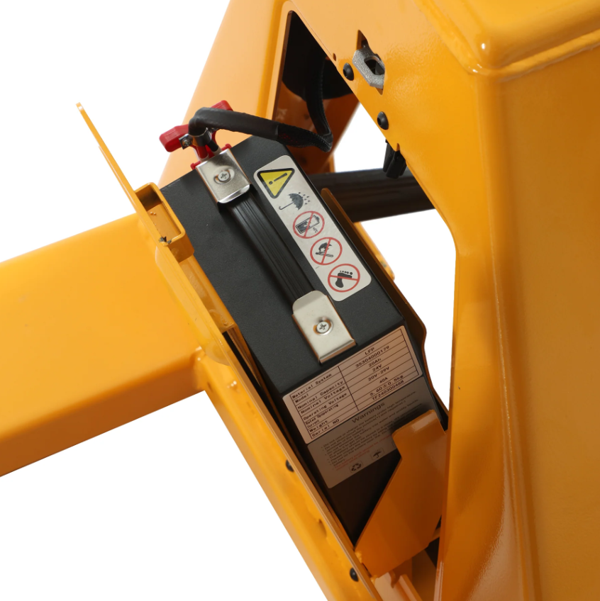 Tory Carrier - Orange Electric Pallet Jack – 3,300 lb Capacity, 27x48 Forks, 24V Lithium Battery