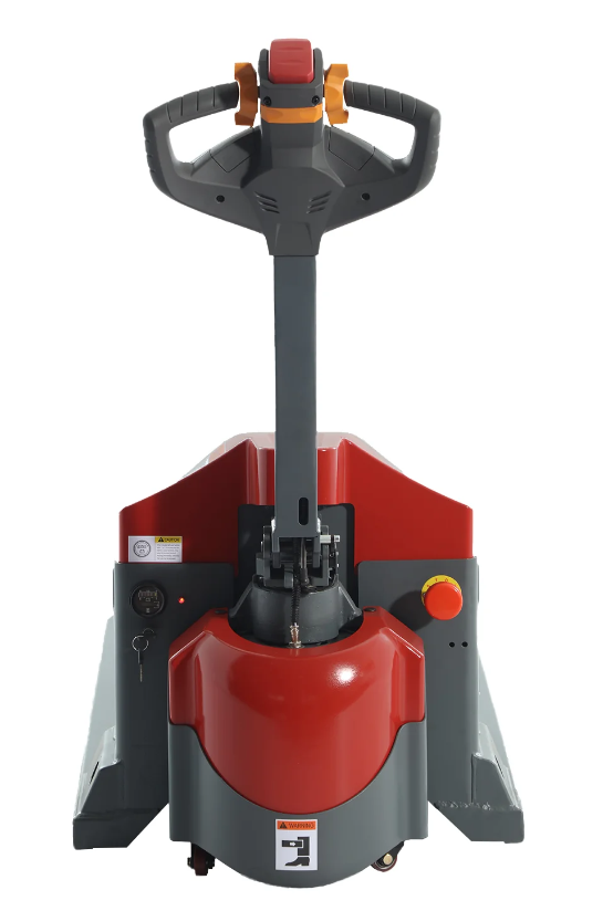 Tory Carrier- Electric Pallet Jack – 4,400 lb Capacity with 48"L × 27"W Forks, GEL Battery Powered