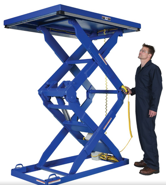 Vestil Steel Double Scissor Lift Table – 2,000 lb Capacity