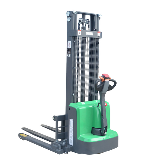 EKKO EB13E-Li Lithium Electric Straddle Stacker - 2800 lb Cap.