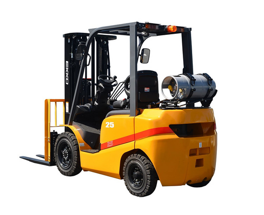 EKKO Series: Liquid Propane 4-Wheel Forklifts with solid pneumatic tires