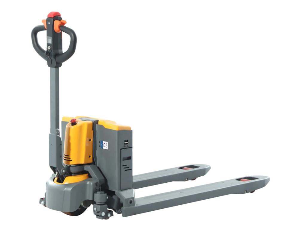 Tory Carrier - Electric Pallet Jack – 3,300 / 4,400 lb Capacity with 48"L x 27"W Forks, Lightweight Lithium Design
