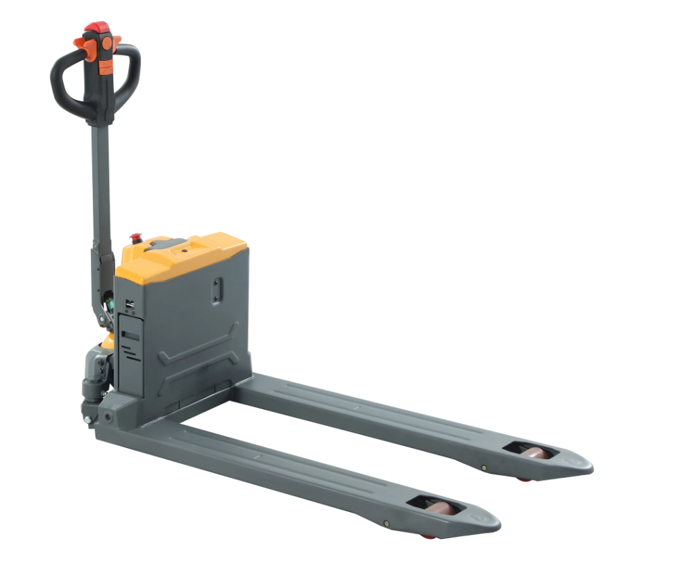 Tory Carrier - Electric Pallet Jack – 3,300 / 4,400 lb Capacity with 48"L x 27"W Forks, Lightweight Lithium Design