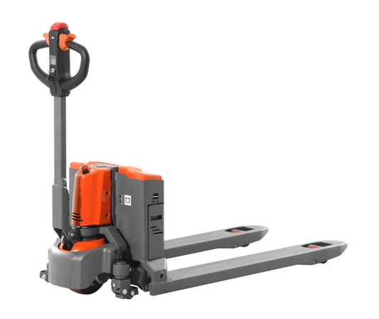 Tory Carrier - Electric Pallet Jack – 3,300 / 4,400 lb Capacity with 48"L x 27"W Forks, Lightweight Lithium Design