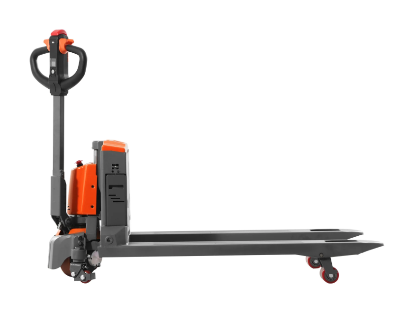 Tory Carrier - Electric Pallet Jack – 3,300 / 4,400 lb Capacity with 48"L x 27"W Forks, Lightweight Lithium Design