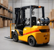 EKKO Series: Liquid Propane 4-Wheel Forklifts with solid pneumatic tires