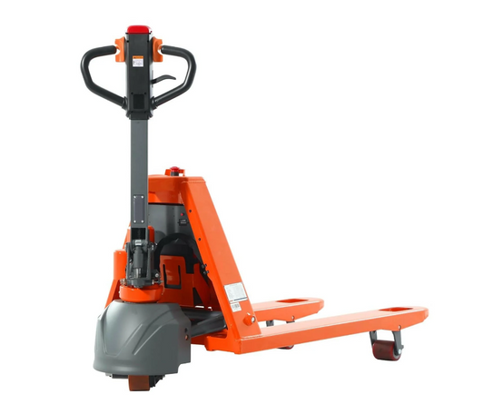 Tory Carrier - Orange Electric Pallet Jack – 3,300 lb Capacity, 27x48 Forks, 24V Lithium Battery