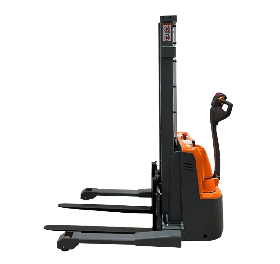 Tory Carrier T-3042 Fully Powered Electric Stacker with Straddle Legs – 2,640 lb Capacity, 118" Lift Height
