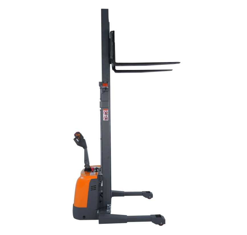 Tory Carrier T-3050 Fully Powered Electric Stacker with Straddle Legs – 3,300 lb Capacity, 98″ Lift Height