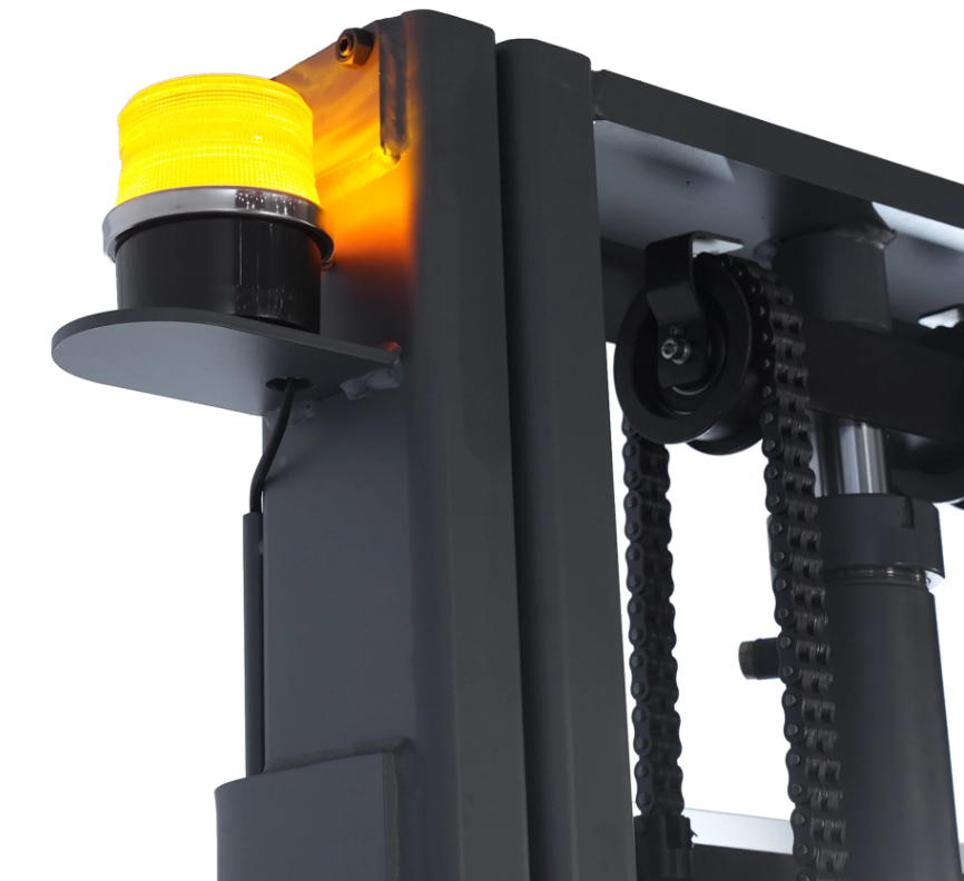 Tory Carrier T-3050 Fully Powered Electric Stacker with Straddle Legs – 3,300 lb Capacity, 98″ Lift Height