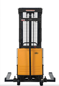 Vestil - Adjustable Electric Stacker – Powered Lift, 118" Max Height, 2,000 lb Capacity
