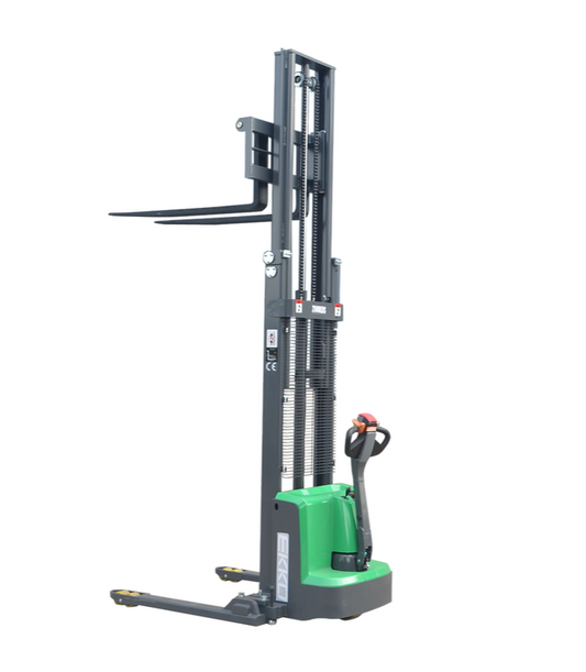 EKKO EB13E-Li Lithium Electric Straddle Stacker - 2800 lb Cap.
