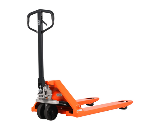 Troy Carrier: Manual Pallet Jack – 5,500 lb Capacity (PU & Nylon Options)