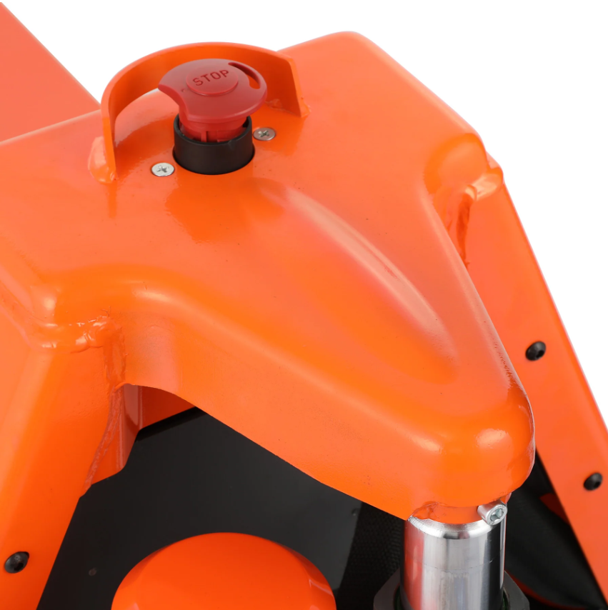 Tory Carrier - Orange Electric Pallet Jack – 3,300 lb Capacity, 27x48 Forks, 24V Lithium Battery