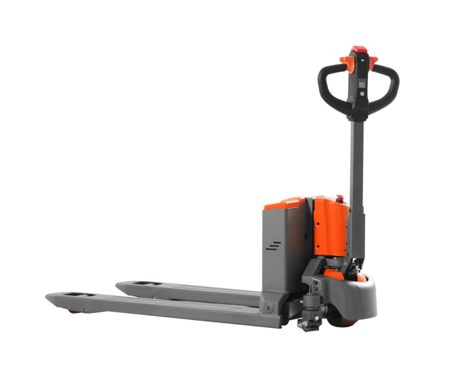 Tory Carrier - Electric Pallet Jack – 3,300 / 4,400 lb Capacity with 48"L x 27"W Forks, Lightweight Lithium Design