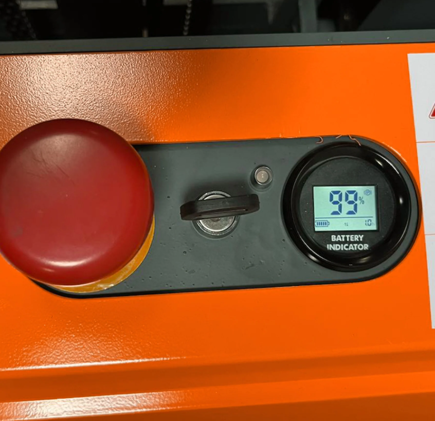 Tory Carrier T-3042 Fully Powered Electric Stacker with Straddle Legs – 2,640 lb Capacity, 118" Lift Height