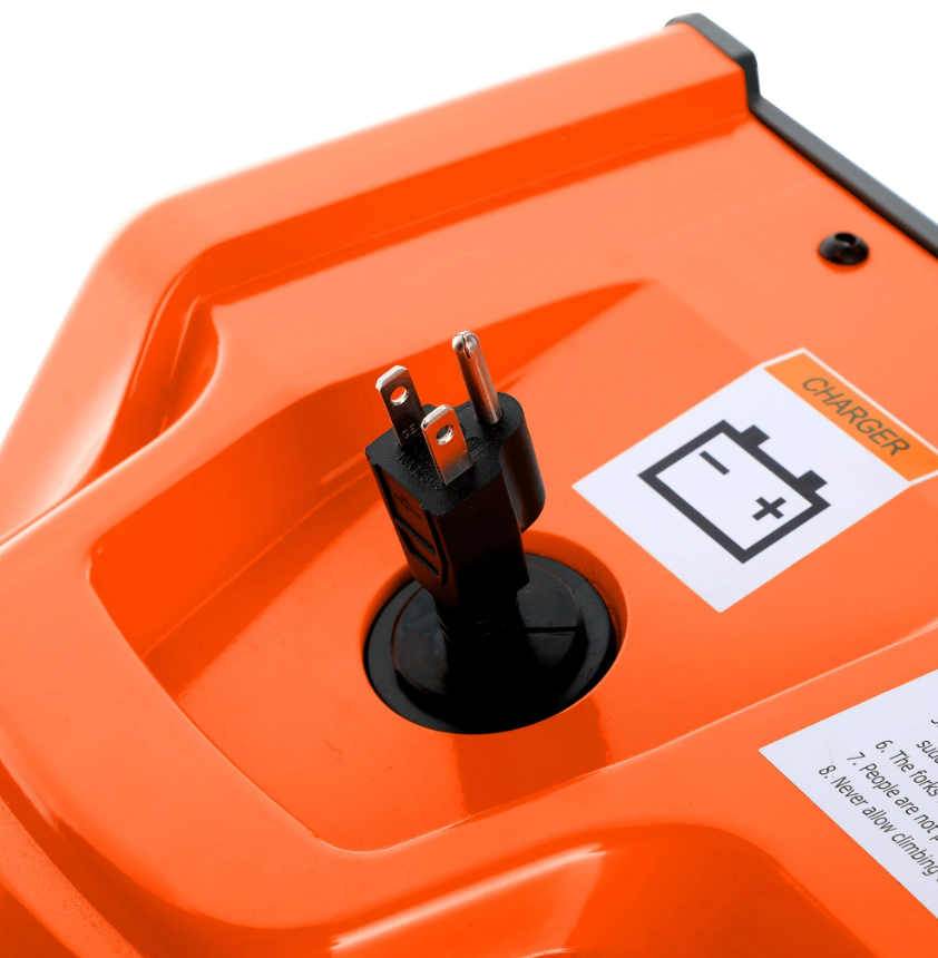 Tory Carrier T-3042 Fully Powered Electric Stacker with Straddle Legs – 2,640 lb Capacity, 118" Lift Height